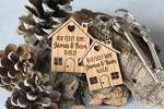 2x Personalised Our First Home Keyring, New Home 2025 Key Chain Gifts For Couples, First Home Gift, First Time Buyer, Housewarming Gift, New Homeowner, House Warming Present,Buying A House Together