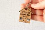 2x Personalised Our First Home Keyring, New Home 2025 Key Chain Gifts For Couples, First Home Gift, First Time Buyer, Housewarming Gift, New Homeowner, House Warming Present,Buying A House Together