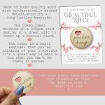 Maise & Rose Pocket Hug Niece Token | Gift For Niece | Thinking Of You | Miss You | Pocket Hug From Auntie | Cheer Up Gift | Letterbox Gift | Niece Birthday | TKN