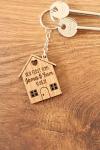 2x Personalised Our First Home Keyring, New Home 2025 Key Chain Gifts For Couples, First Home Gift, First Time Buyer, Housewarming Gift, New Homeowner, House Warming Present,Buying A House Together
