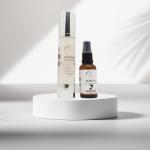 Nonashe Handmade Skincare Kit For Men, Beard Oil + Face Serum - Natural Ingredients, For Healthy, Moisturise, Anti Ageing, Softens Beard,Skin, Perfect Gifts (Kit Unscented (Beard Oil & Face Serum)