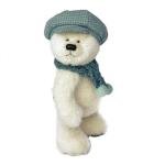 Yuki - Polar Bear Cub Teddy Bear Off White Alpaca Artist Collectable OOAK 22cm