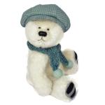 Yuki - Polar Bear Cub Teddy Bear Off White Alpaca Artist Collectable OOAK 22cm