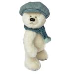 Yuki - Polar Bear Cub Teddy Bear Off White Alpaca Artist Collectable OOAK 22cm