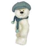 Yuki - Polar Bear Cub Teddy Bear Off White Alpaca Artist Collectable OOAK 22cm
