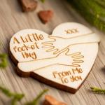 Sympathy Card Gift with Pocket Hug Keepsake – Thinking of You Bereavement Card – Condolence Gift for Loss of Mum, Dad, Husband, Wife – Small Grief Token - Pick Me Up