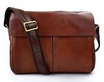 Leather satchel mens messenger ladies handbag shoulderbag ipad tablet leather bag brown crossbody leather sling leather tablet