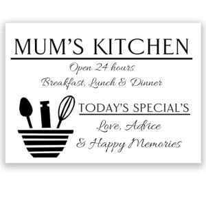 Mum's Kitchen Sign