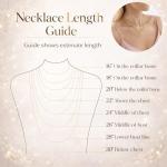 ZNA Jewels Personalised Name Necklace for Women - Customised Sterling Silver Dainty Heart Pendant, Elegant Jewellery Ideal for Birthday, Gifts for Women, Girls & Teens (18K Gold)