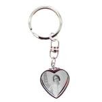 Personalised Heart Ashes Urn Ash Keyring Photo Text Metal Cremation Verse Boxed Family Pets Friends Gift