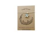 Forget Me Not Flower Wish Bracelet, Bereavement Bracelet, Sympathy Bracelet, Remembrance Bracelet