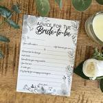 Advice For The Bride-to-be | 10 Pack | Words of Wisdom | Hen Party Game