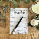 Advice For The Bride-to-be | 10 Pack | Words of Wisdom | Hen Party Game
