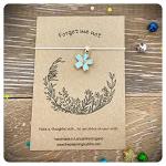 Forget Me Not Flower Wish Bracelet, Bereavement Bracelet, Sympathy Bracelet, Remembrance Bracelet