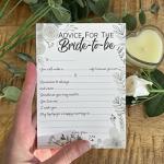 Advice For The Bride-to-be | 10 Pack | Words of Wisdom | Hen Party Game