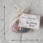 Wedding Day Gift Bag of Love and Blessings - Gemstone Keepsake with mini card