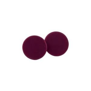 Burgundy Red Stud Earrings for Women – Lightweight Minimalist Studs for Everyday Wear, Handmade Clay Jewellery Gifts for Mothers Day