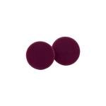 Burgundy Red Stud Earrings for Women – Lightweight Minimalist Studs for Everyday Wear, Handmade Clay Jewellery Gifts for Mothers Day