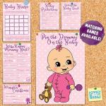 Who Knows Mummy Best Game – Baby Shower Game for Guests (Pink) – 10 Player Baby Shower Quiz Game – Fun Baby Shower Activity - Lovely Little Things