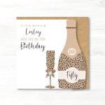 Personalised Handmade Birthday Card, 18th 21st 30th 40th 50th 60th 70th, Daughter, Niece, Friend, Sister, Auntie, Mum, Granddaughter