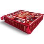 Spirit Home Interiors 50 x 50 x 10 cm Handmade Kilim Cushion Cover - Moroccan Bohemian Square Pillow Cover for Meditation, Yoga, Floor Seating, Bench Cushion, Window Seat Decor (Mylasa)