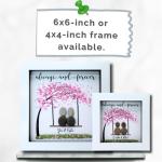 Personalised Couple Pebble Art Picture - Handmade Engagement, Valentines, Wedding & Anniversary Gifts for Him & Her, Cute Birthday Gift for Boyfriend/Girlfriend, His and Hers Couples Presents