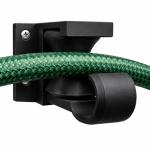 Corner Hose Guide for Garden Hose Wall Fence Mounted Hose Protector Roller Prevent Hose Kinks, Snags & Wear on Brick Corners Outdoor Heavy Duty Weatherproof Hose Guide for Garden Patio Yard (2, White)