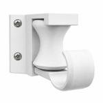 Corner Hose Guide for Garden Hose Wall Fence Mounted Hose Protector Roller Prevent Hose Kinks, Snags & Wear on Brick Corners Outdoor Heavy Duty Weatherproof Hose Guide for Garden Patio Yard (2, White)