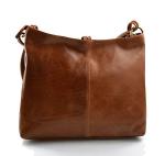 Luxury Women's Leather Handbag - Matte Brown - Spacious Interior - Durable Leather Handle - Genuine Italian Leather