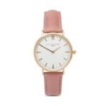 Treat Republic Personalised Elie Beaumont Watch [Light Pink] – Engraved Message, Watch for Women, Biodegradable, Eco-Friendly Strap, Vegan Leather Watch | Women’s Wrist Watch