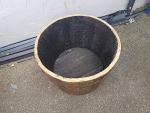 Large Recycled Solid Oak Whisky barrel Cask Rustic Planter for Garden