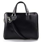 Women leather shoulder bag genuine italian leather handbag ipad tablet leather bag ladies leather satchel office leather bag black