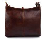 Luxury Women's Leather Handbag - Brown Shoulder Bag - Italian Made - Elegant and Stylish Women's Purse
