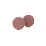 Pink Stud Earrings for Women, Minimalist Lightweight Clay Studs for Everyday, Handmade Jewellery Gifts (Small 10mm)