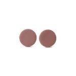 Pink Stud Earrings for Women, Minimalist Lightweight Clay Studs for Everyday, Handmade Jewellery Gifts (Small 10mm)