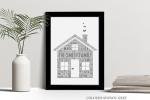 Violet Grace Personalised House Word Art Print - New First Home Home Warming Wall Art Picture Gifts - A5, A4, A3, Poster, Prints & Framed
