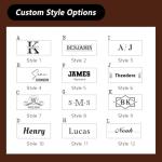 Personalized Watch Travel Case, Custom Watch Roll for Men, Classic PU Leather Watch Case with Removable Pillows & Solid Dividers for Storage and Display, Gift for Groomsmen, Father, Friend