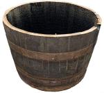 Large Recycled Solid Oak Whisky barrel Cask Rustic Planter for Garden
