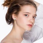 Weviway Turquoise Earrings 925 Sterling Silver Post 8mm Round Stud Earrings Gemstone Hypoallergenic Earrings for Women Turquoise Jewellery