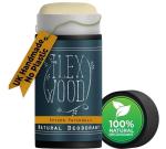 The Ilex Wood Natural Deodorant Stick 70ml – Handmade in UK, Aluminium Salts Free, Plastic Free, Alcohol Free, Vegan, Eco Friendly Cardboard Tube – Spiced Patchouli (Spicy and Woody)