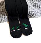 Dinosaur Socks, daddy and me socks, socks for dad, custom socks, dinosaur clothing, trex, personalised socks
