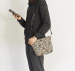 Japanese Cat Handmade Cross Body Bag Sling Bag Shoulder Bag Handbag Personalized gift (Red)