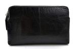 Leather clutch black leather zipped bag big leather clutch zipper pouch leather zipper pouch leather clutch zipper clutch bag handbag