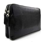 Leather clutch black leather zipped bag big leather clutch zipper pouch leather zipper pouch leather clutch zipper clutch bag handbag