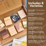 Home Made Soap Bar, Includes 8 Handcrafted Vegan Soap Bars, Handmade soap set All Skin Type Mothers Day gift, Birthday Gift, Women and Men Natural Soap, Gift-Ready Letterbox Packaging, 15g x Box of 8