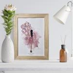 Personalised Birthday Girl Print For Her - 16th, 18th, 21st Picture Custom Unique Gift Idea - A5, A4 Prints & Framed