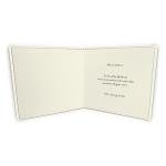 Personalised Wedding Day Charm Card Luxury - Handmade UK