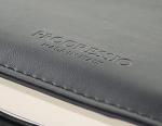 "Basic" diary with daily section and with button fastening - Handmade in Italy - cm 15x21 - black