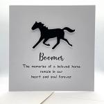 Personalised Horse Sympathy Card. Horse Bereavement Card. Horse Loss Sympathy Card. Pet Loss Card. Pony Sympathy Card. Pony Loss