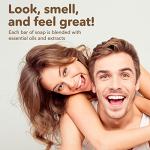 Home Made Soap Bar, Includes 8 Handcrafted Vegan Soap Bars, Handmade soap set All Skin Type Mothers Day gift, Birthday Gift, Women and Men Natural Soap, Gift-Ready Letterbox Packaging, 15g x Box of 8